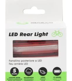 Fanalino posteriore per bicicletta sparco, 7,2x2,1x2,2 cm