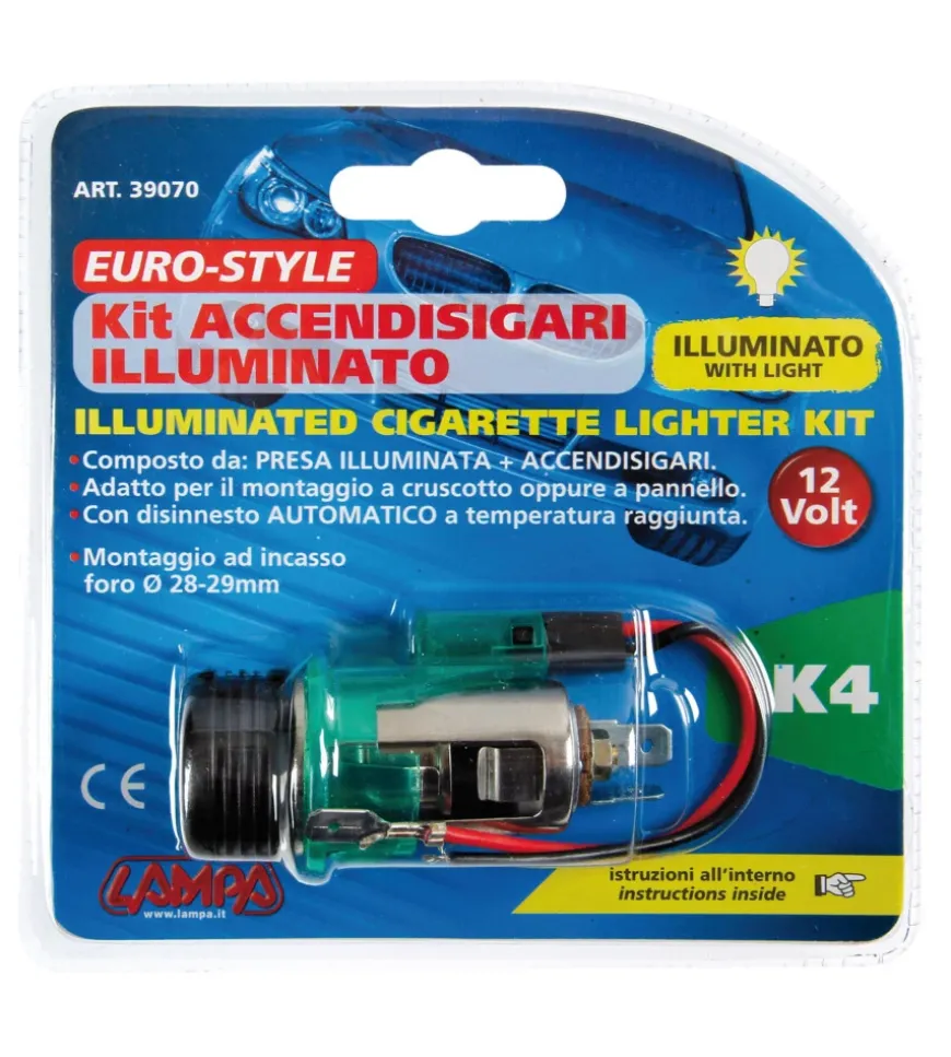 Kit accendisigari europa 12 v 39070