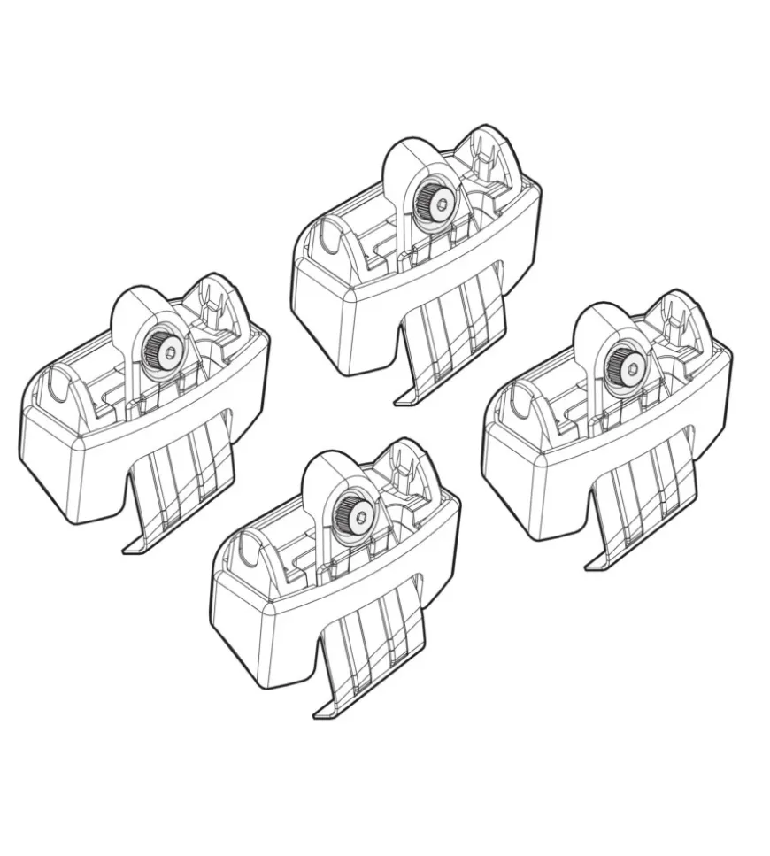 Kit attacchi per barre auto portatutto kia rio 5p 09/11> n21168