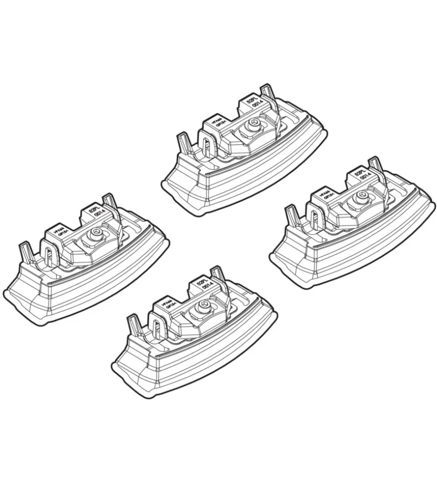 Kit attacchi per barre auto portatutto kia cee d 05/12> n21165