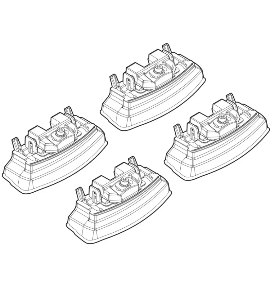 Kit attacchi per barre auto portatutto mazda cx-7 06/07>12/12 n21153