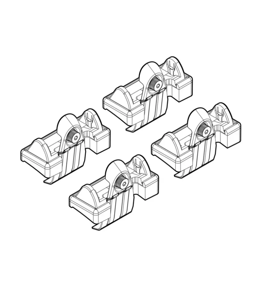 Kit attacchi per barre auto portatutto toyota corolla verso 5d 4/04>05/09 n21033