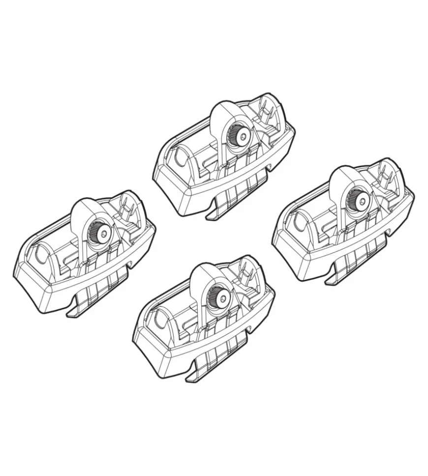 Kit attacchi per barre auto portatutto kia rio 5p 17> n21212