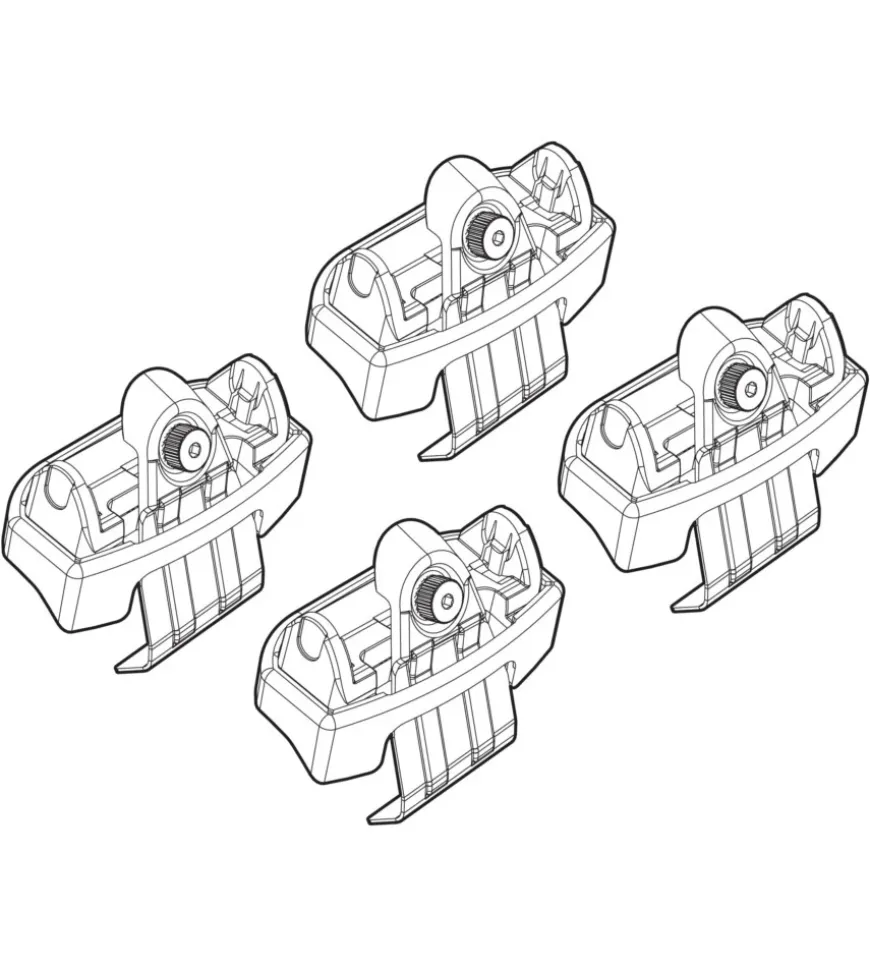 Kit attacchi per barre auto portatutto ford edge 16> n21197