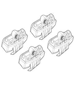 Kit attacchi per barre auto portatutto kia picanto 5p 05/11>  n21167