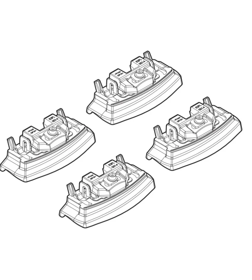 Kit attacchi per barre auto portatutto kia soul 01/14> (no railing) n21164