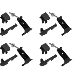 Kit attacchi per barre auto portatutto clamp snap - k-8  n21418