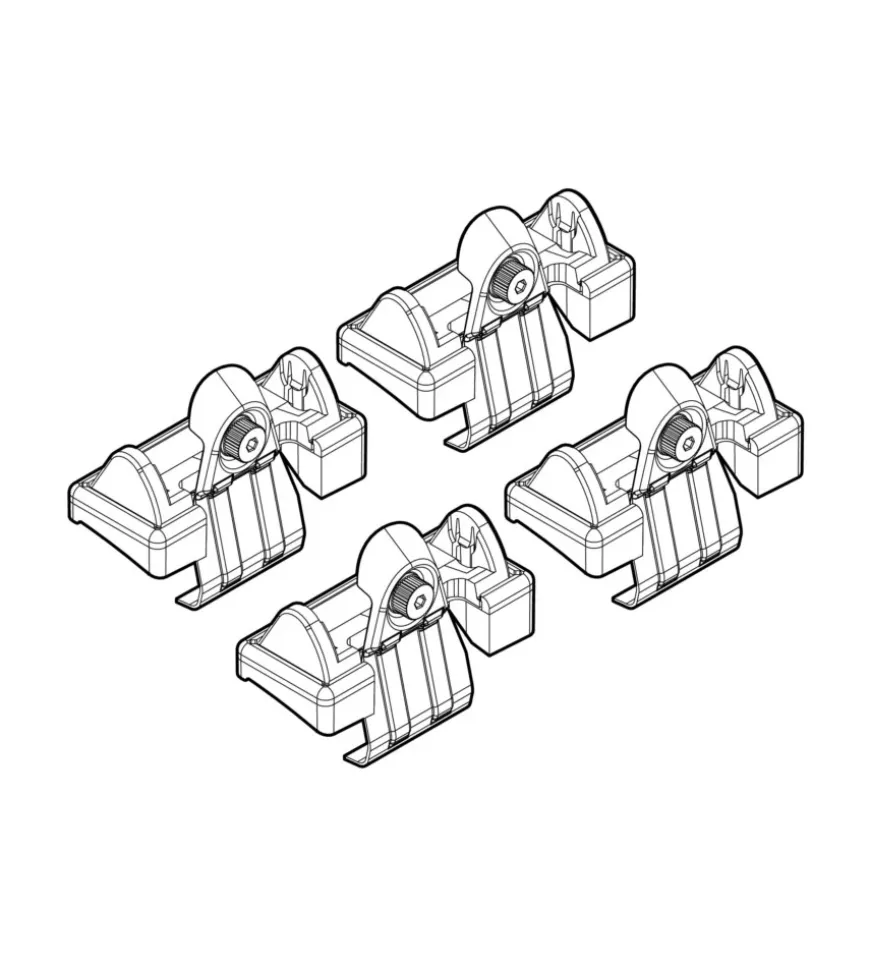 Kit attacchi per barre auto portatutto toyota avensis 4d 05/03>03/09 n21040