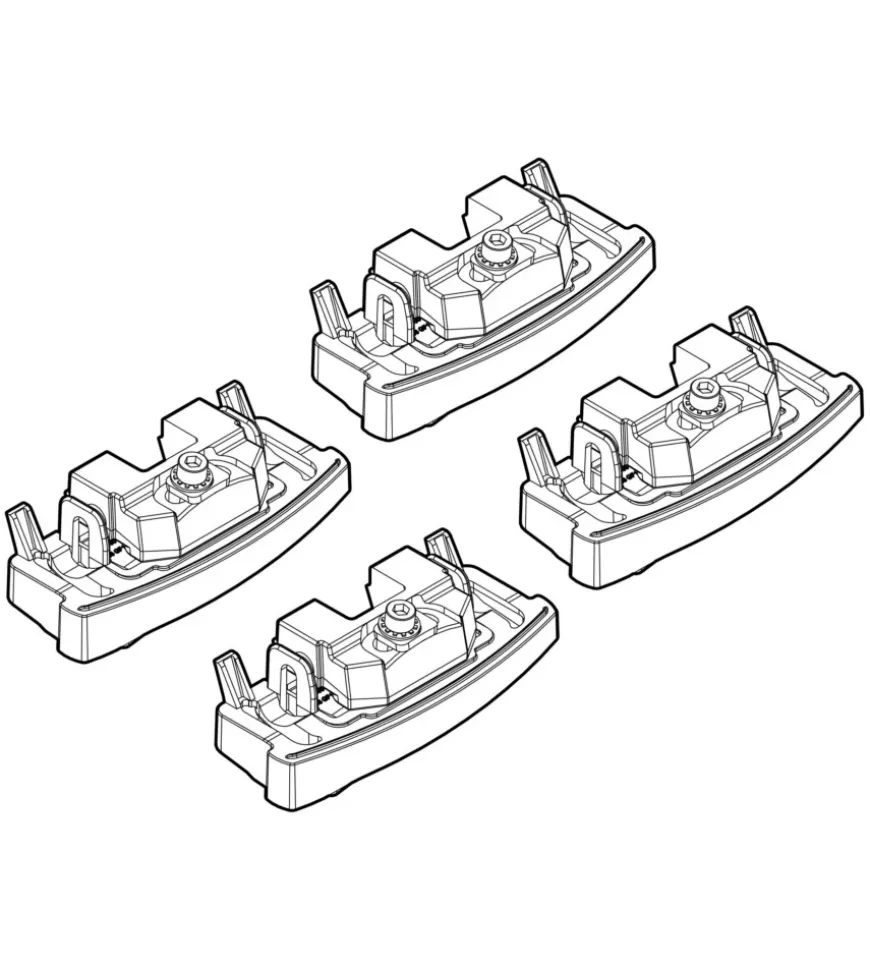 Kit attacchi per barre auto portatutto alfa mito 09/08 n21100