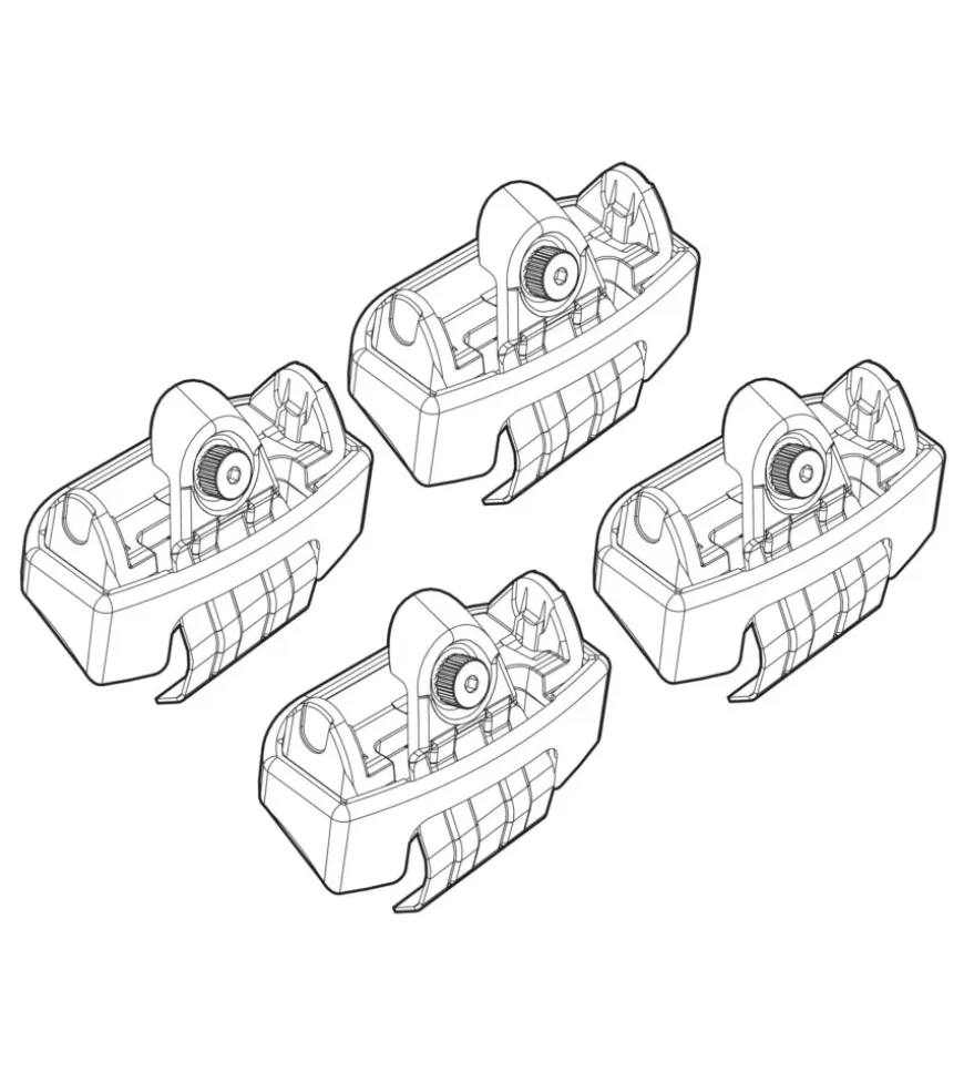 Kit attacchi per barre auto portatutto ford fiesta 3/5p 08> n21141