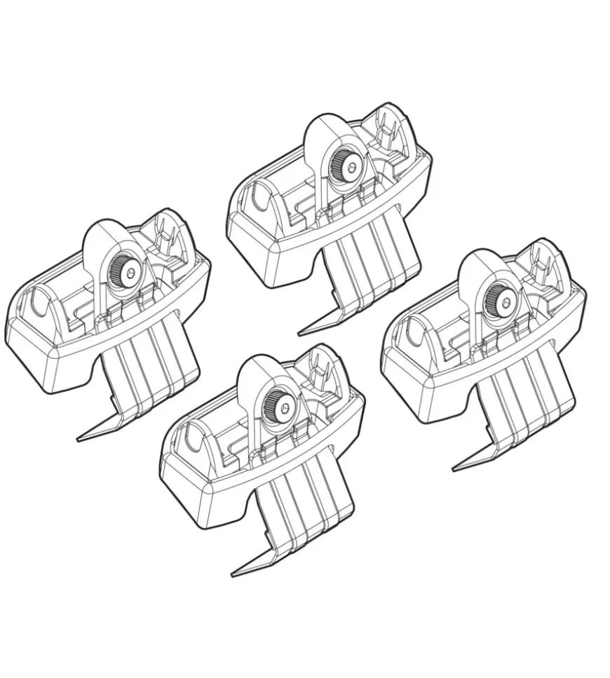Kit attacchi per barre auto portatutto kia venga 02/10> n21166