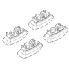 Kit attacchi per barre auto portatutto opel adam 13>  n21154