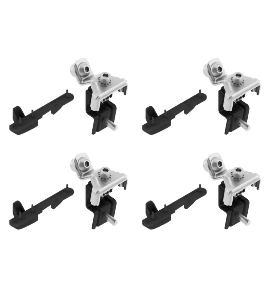 Kit attacchi per barre auto portatutto clamp snap - k-7 n21417
