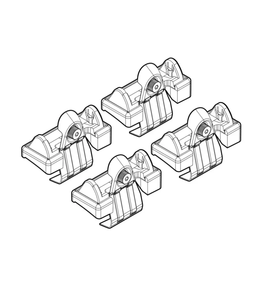 Kit attacchi per barre auto portatutto skodia octavia 4d 09/04> n21041