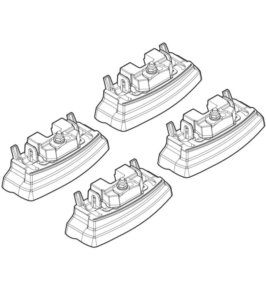 Kit attacchi per barre auto portatutto mercedes classe b 10/11 n21145