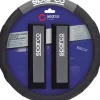 Kit auto coprivolante e passacintura sparco "spc1111k" grigio/nero