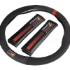 Kit coprivolante e passacintura redbull " powerbar"  nero e rosso