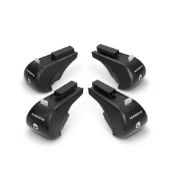 Kit 4 piedi per barre in acciaio rail-kit steel  n20011