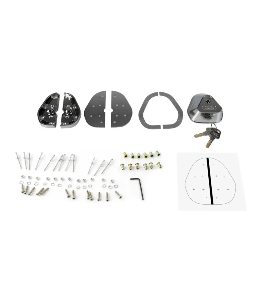 Kit serratura aggiuntiva per porte veicoli commerciali lampa "vigilant" - 65411