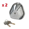 Kit 2 serrature aggiuntive per porte veicoli commerciali lampa "vigilant" - 65412