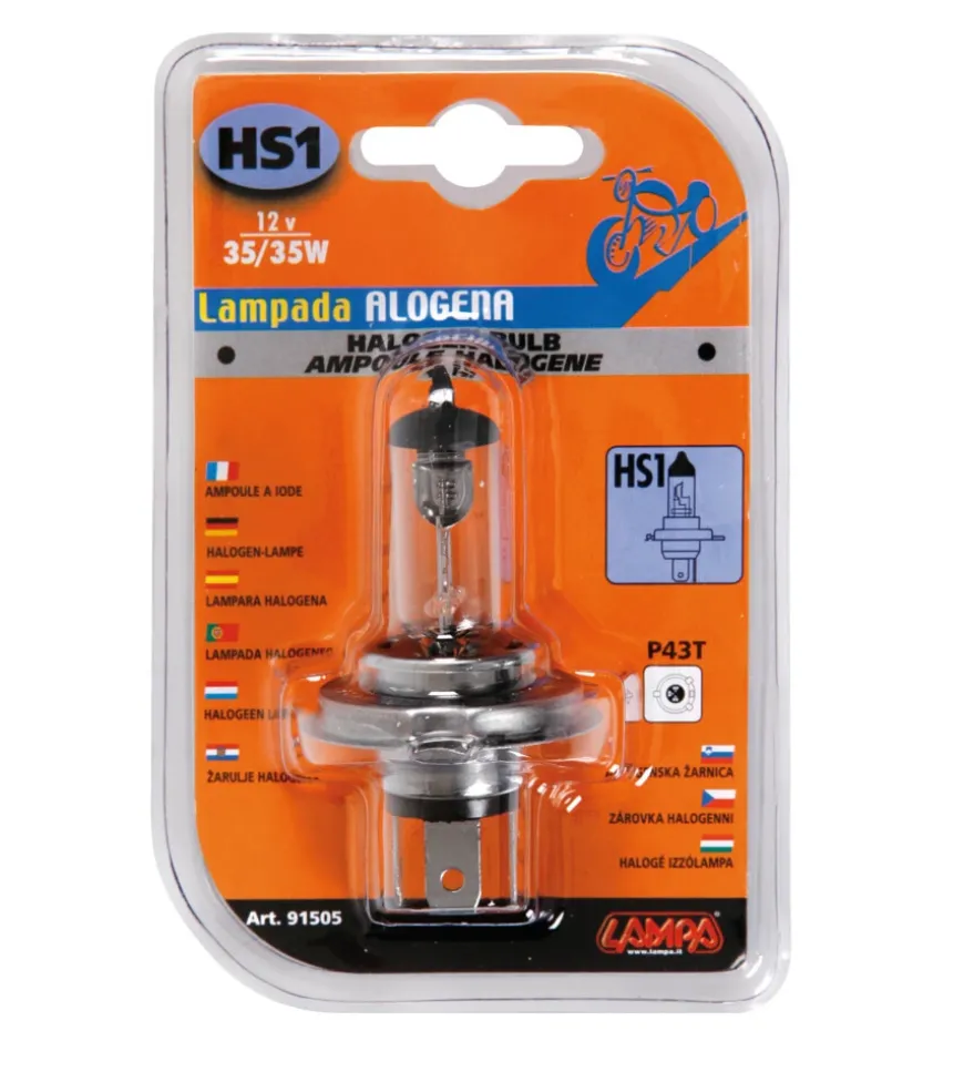 Lampada alogena hs1 12v 35/35w p43t 91505