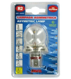 Lampada asimmetrica 12v 45/40w p45t 58000
