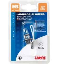 Lampada h 3 12v 55w pk22s 58030
