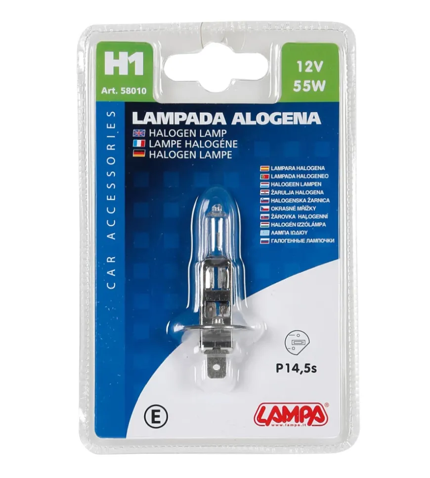 Lampada h 1 12v 55w p14,5s 58010