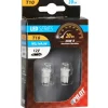 Lampada 1 led colour-led wide 12v - (t10) - w2,1x9,5d - 2 pz  - d/blister - bianco  58146