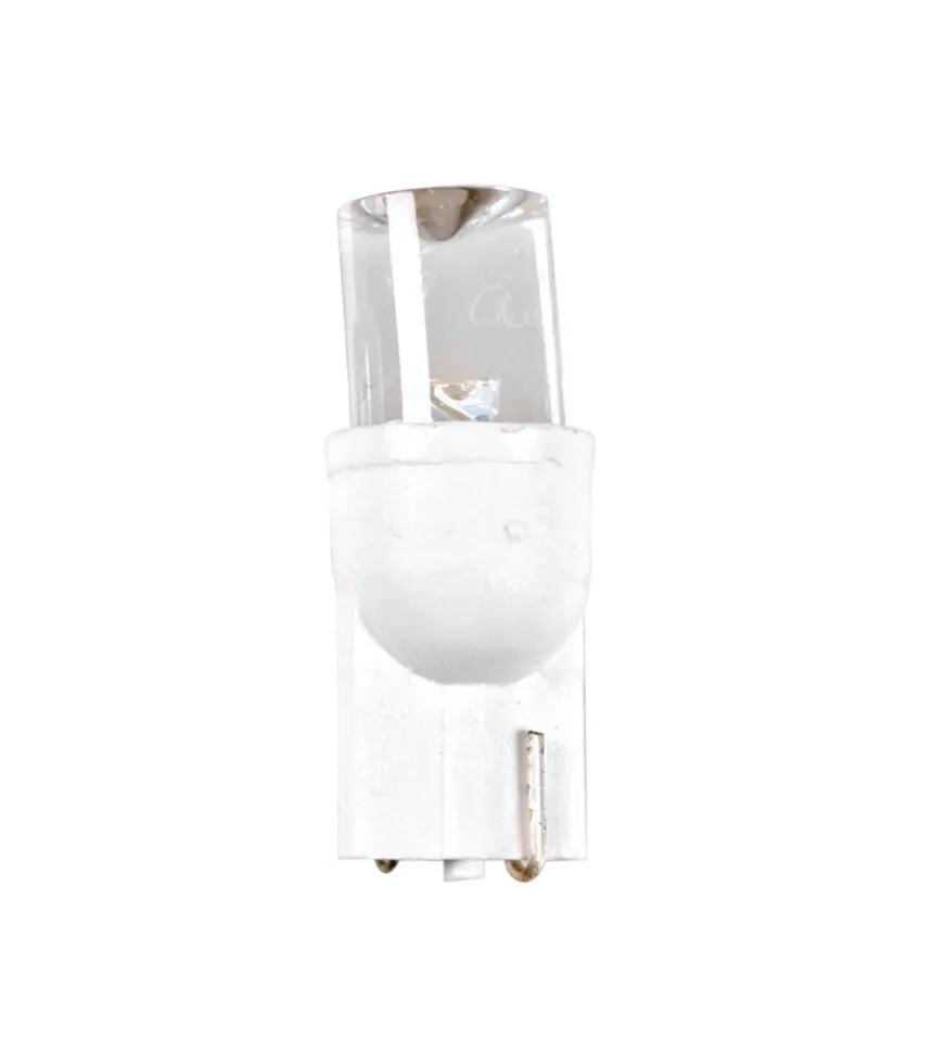 Lampada 1 led colour-led wide 12v - (t10) - w2,1x9,5d - 2 pz - d/blister - bianco 58146