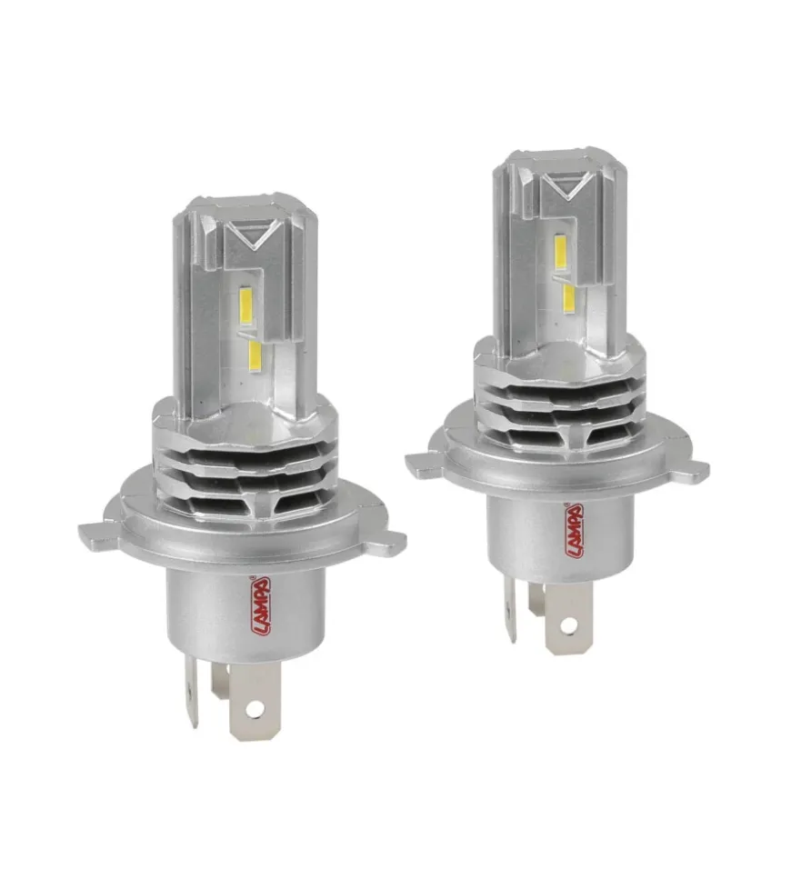 Lampade led per auto 9-32v halo led serie 10 halo killer - (h4) - 20w - p43t - 2 pz - scatola 57730
