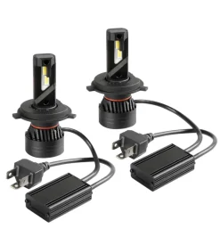 Lampade led per auto 9-32v halo led serie 9 ultra power compact - (h4) - 45w - p43t - 2 pz - scatola 57763