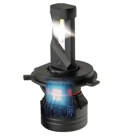 Lampade led per auto 9-32v halo led serie 9 ultra power compact - (h4) - 45w - p43t - 2 pz - scatola 57763