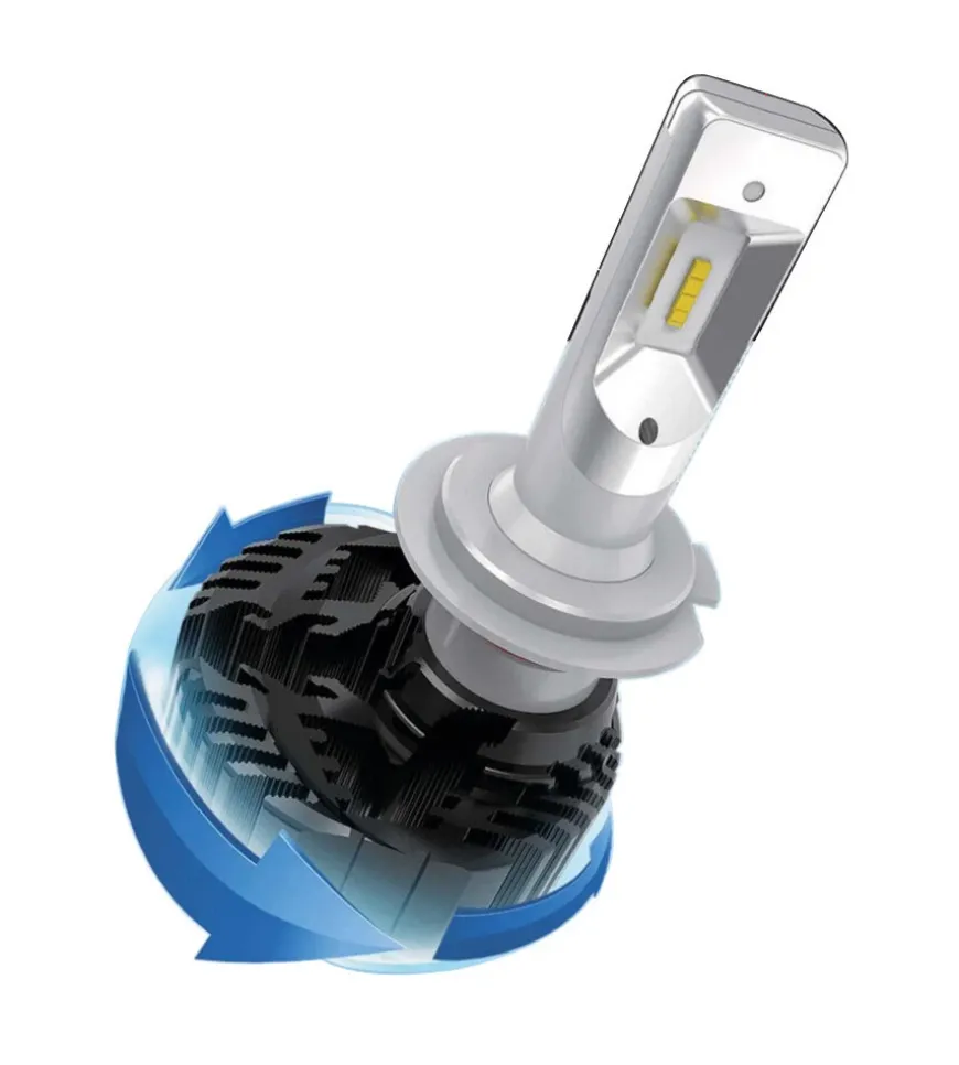 Lampade led per auto 9-32v halo led serie 4 fit-master - (h4) - 25w - p43t - 2 pz - scatola 57798