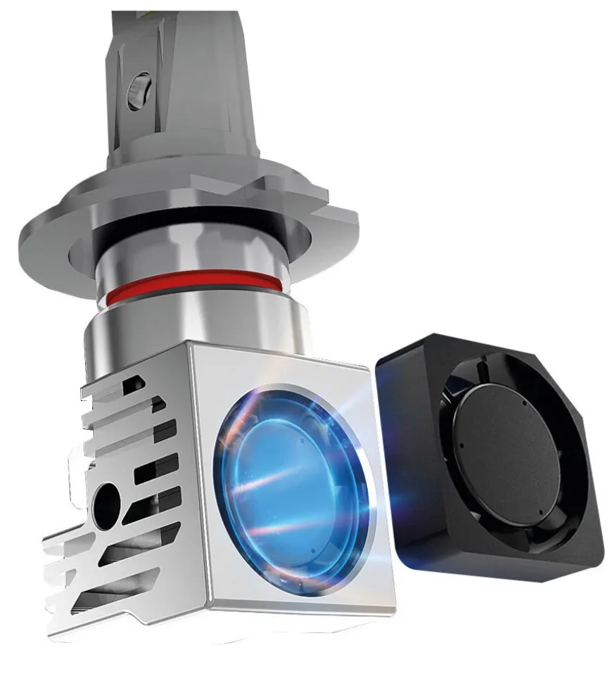Lampade led per auto 9-32v halo led serie 8 halo killer - (h4) - 25w - p43t - 2 pz - scatola 57770
