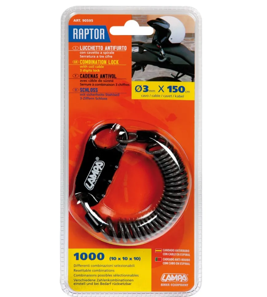 Lucchetto antifurto "raptor" 90595