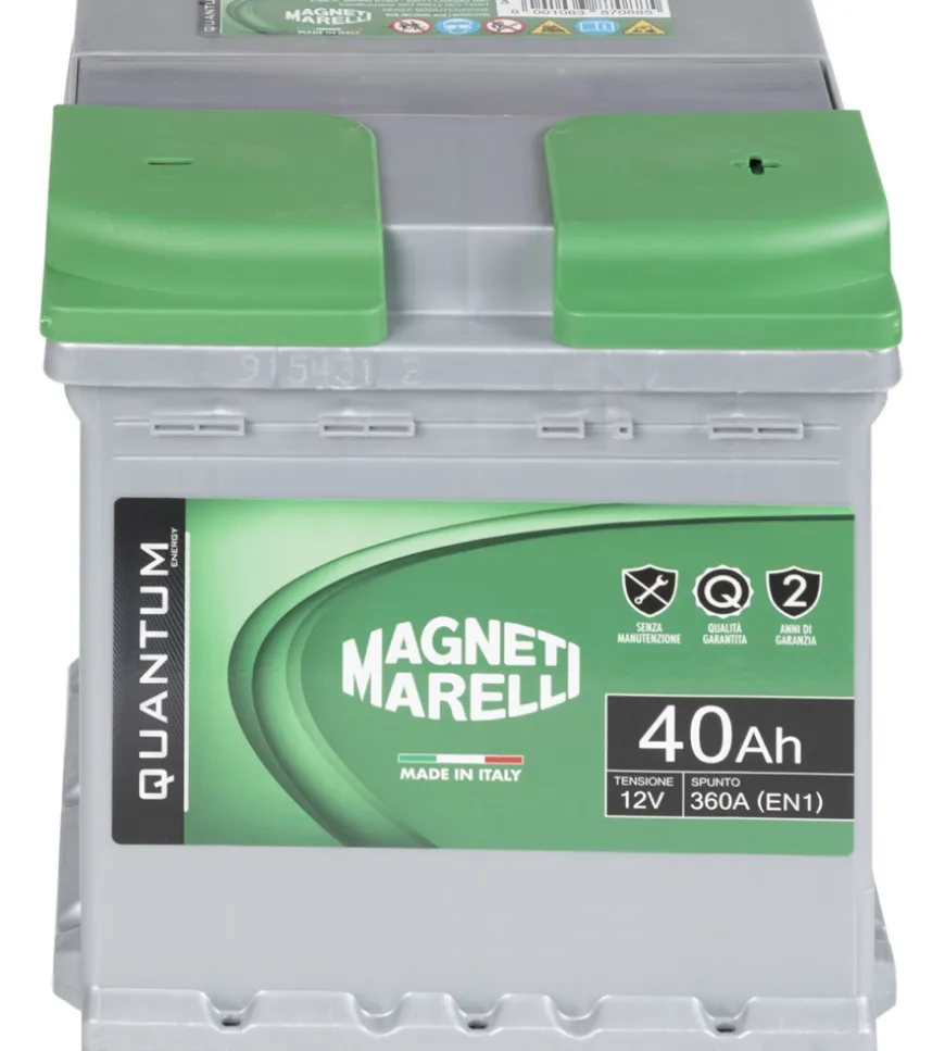 Magneti marelli batteria per auto 40ah 12v 330a en1 per cassetta l0