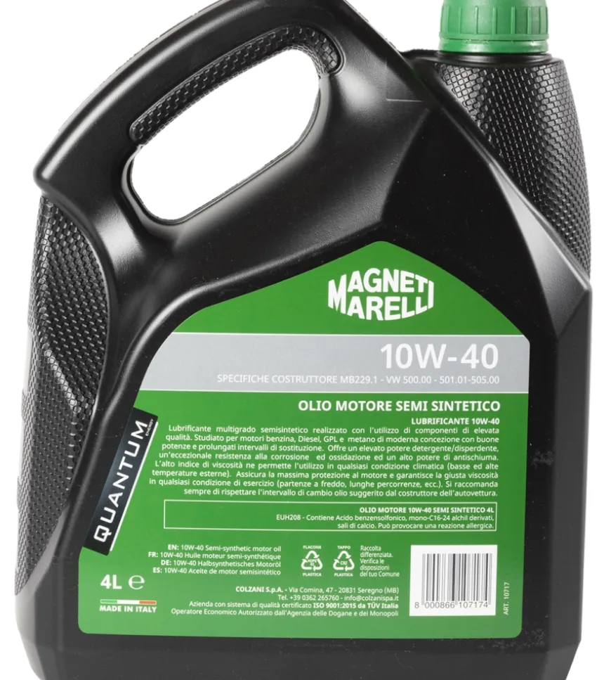 Magneti marelli lubrificante auto semi sintetico olio motore 10w-40 4lt