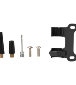 Mini pompa per bicicletta sparco in alluminio gialla