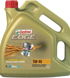 Olio lubrificante per motore auto edge 5w40 titanium fst 4l