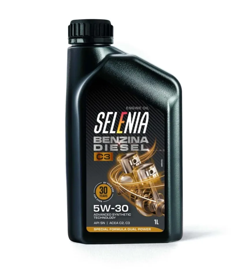 Olio motore benzina diesel c3 5w-30 selenia 1 lt