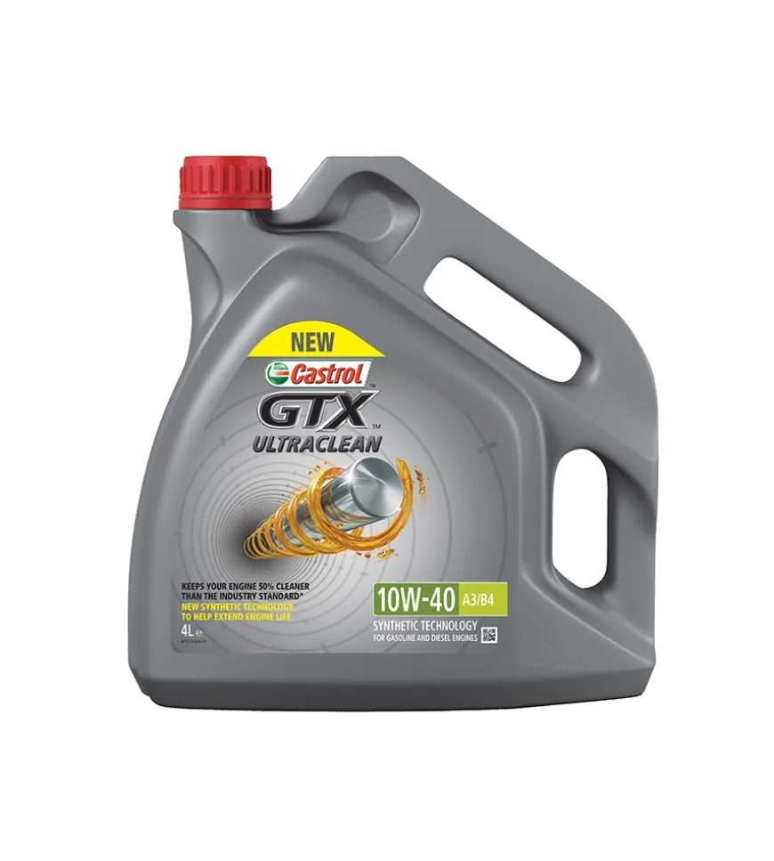 Olio motore lubrificante auto gtx ultraclean 10w40 a3/b4 4l