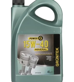 Olio power-g lubrificante minerale 4l 15w40 per motori diesel