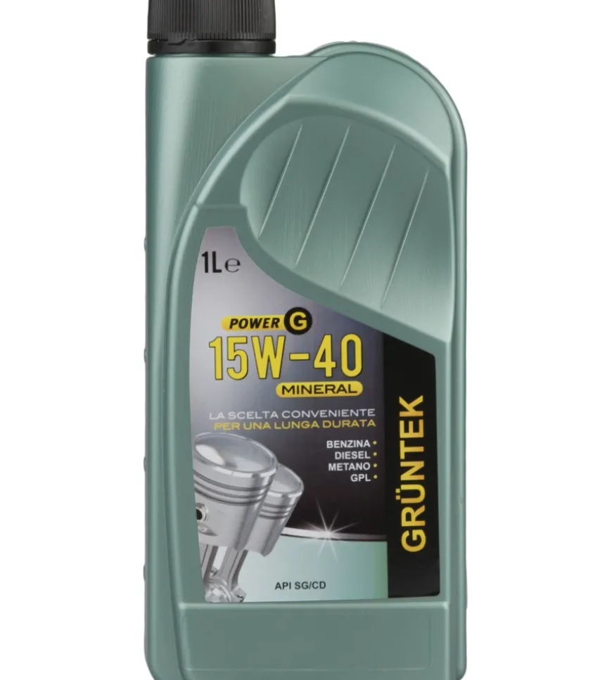 Olio power-g lubrificante minerale 1l 15w40 per motori diesel benzina