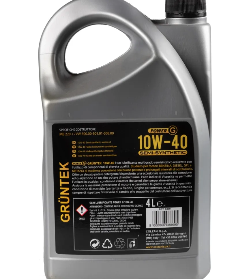 Olio power-g semi-sintetico 4l 10w40 per motori diesel benzina