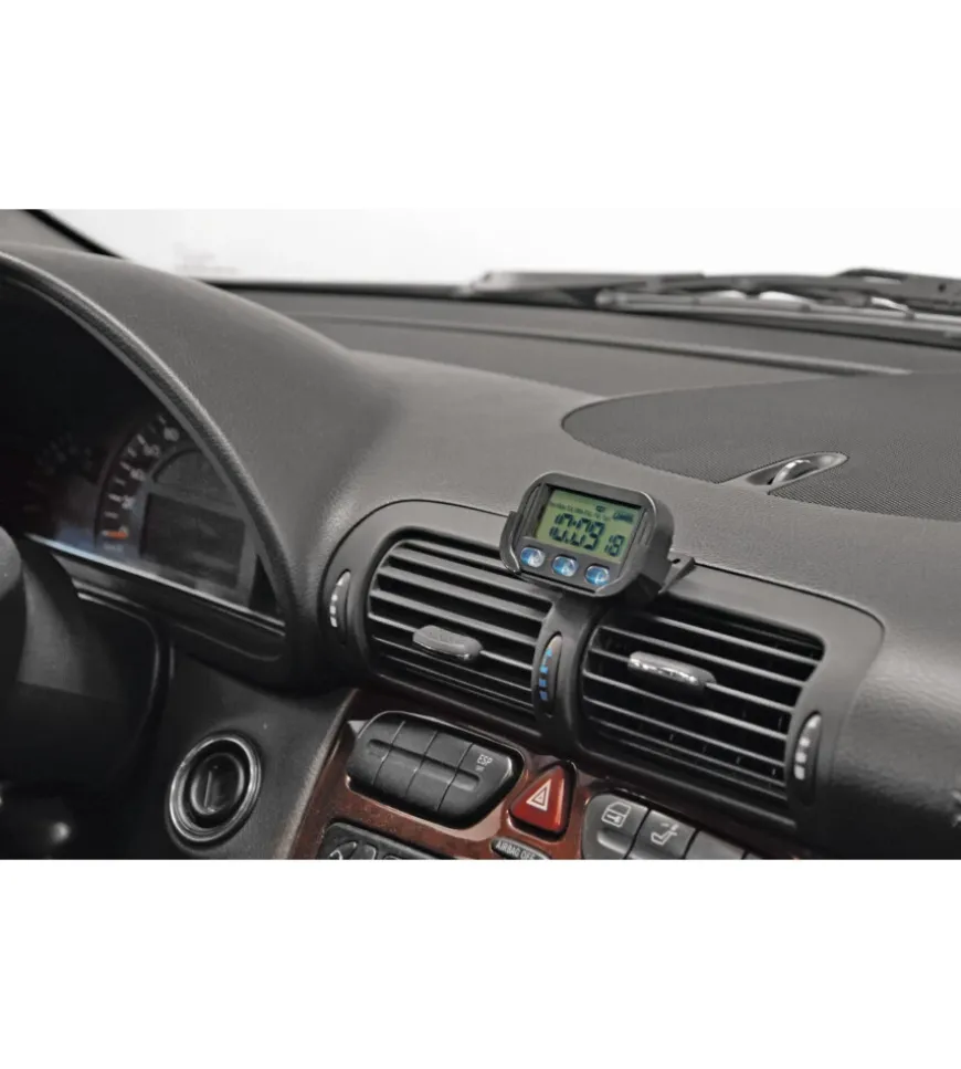 Orologio digitale quarzo con supporto per auto "jumbo"