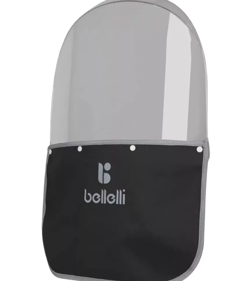 Parabrezza per bicicletta bellelli "windbreak" in policarbonato