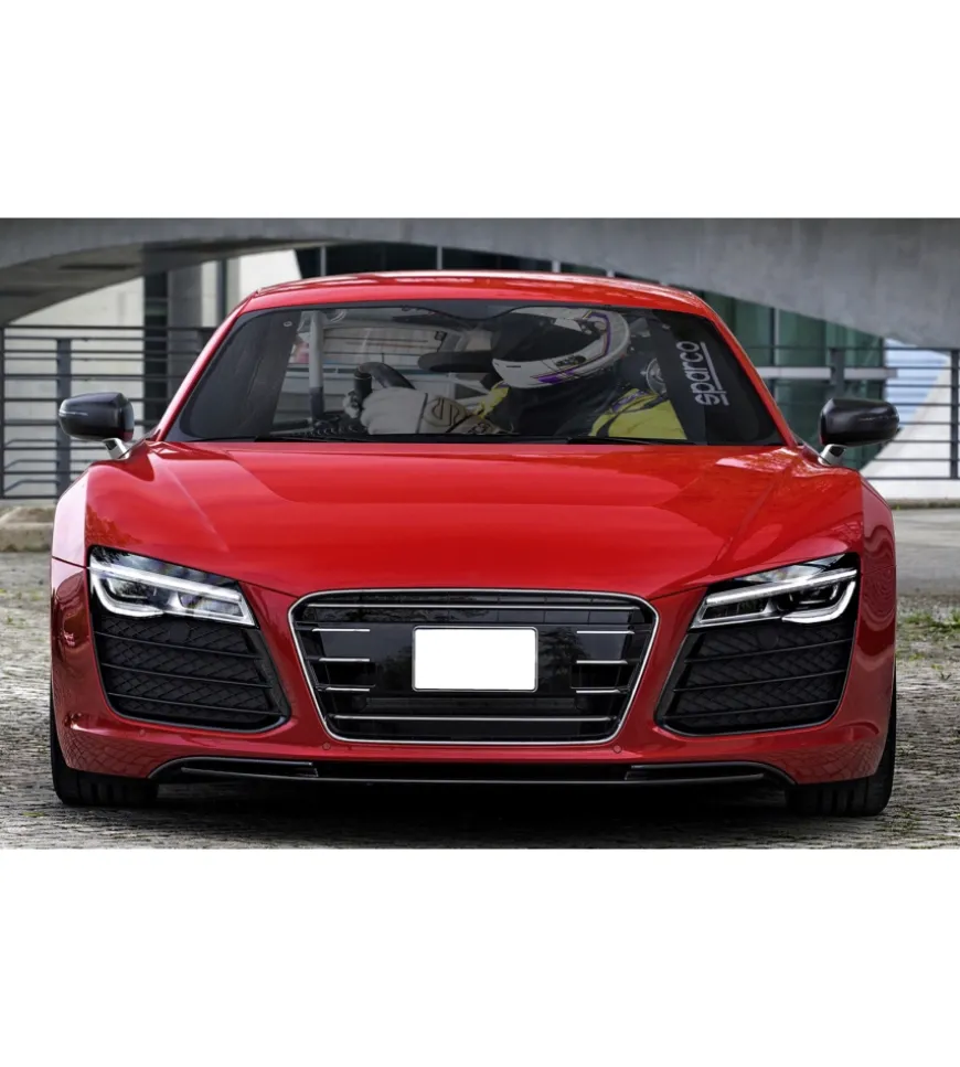 Parasole auto sparco "spc1718l" in alluminio, 140x70 cm