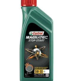3 pezzi olio castrol magnatec stop&start 5w-30 c2 wh 1l