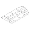 Piastra supporto braccetti nera per n50050 n50100 per barre silenzio  n99947